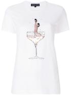 Markus Lupfer Champagne Girl Knitted Tee - White