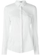 Brunello Cucinelli Trim Detail Shirt, Women's, Size: Large, White, Cotton/nylon/spandex/elastane