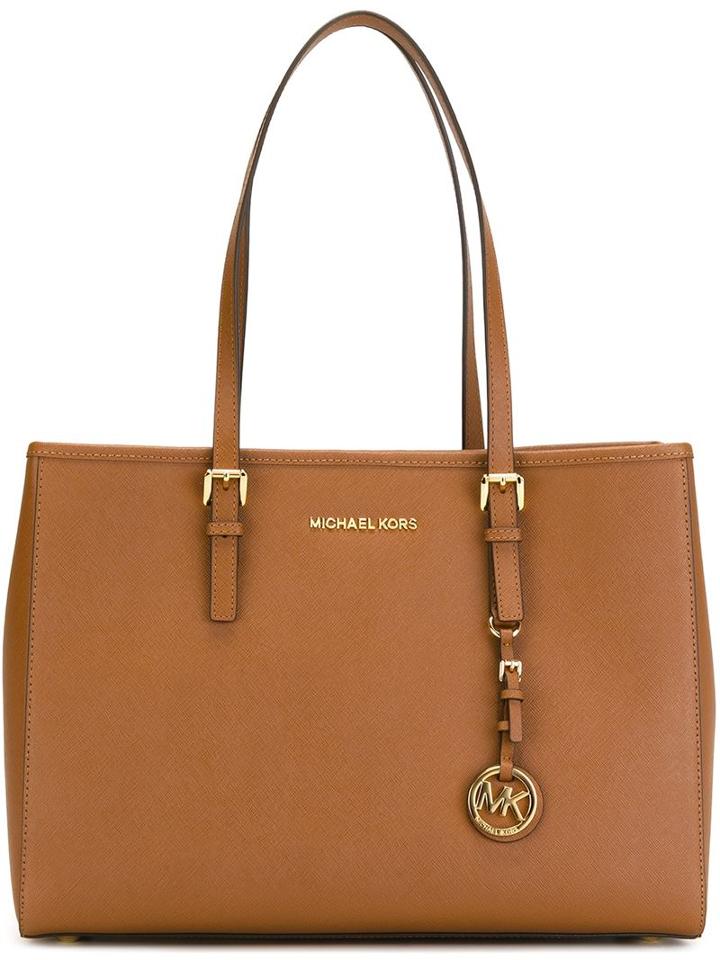 Michael Michael Kors 'jet Set Travel' Tote, Women's, Brown