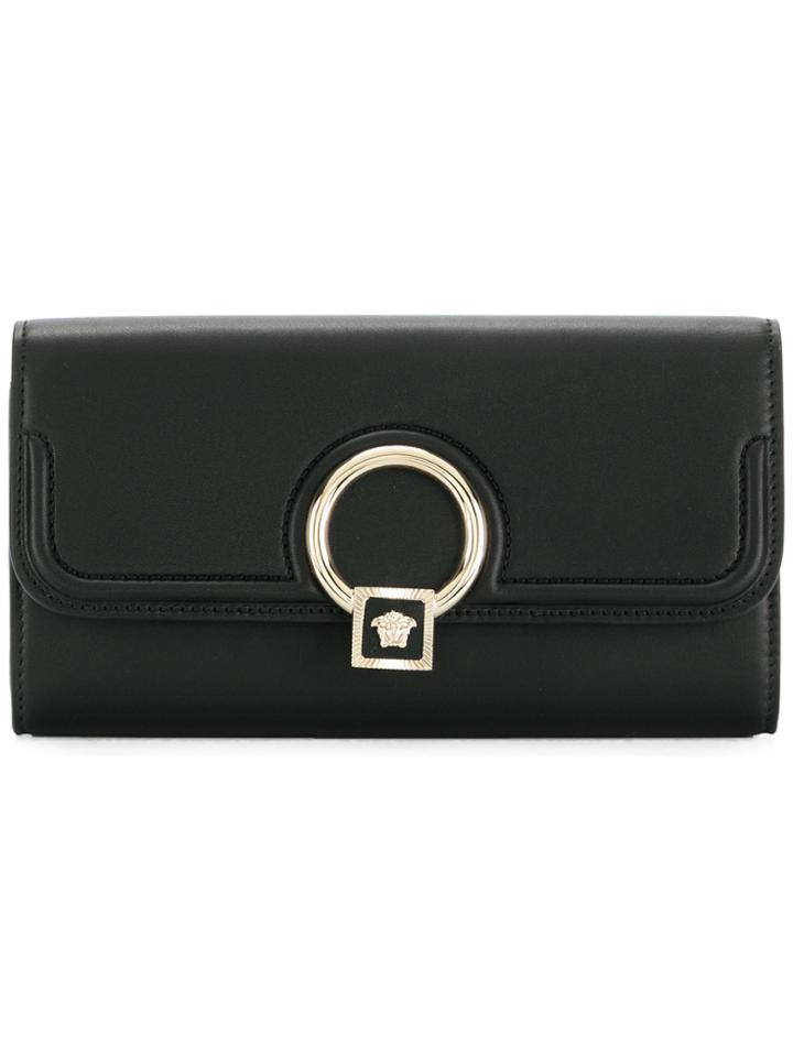 Versace Medusa Lock Wallet - Black