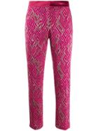 Semicouture All-over Print Trousers - Pink