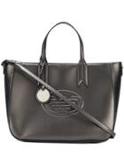 Emporio Armani Front Logo Tote Bag - Grey