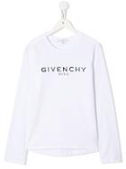 Givenchy Kids Long Sleeved T-shirt - White