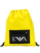 Emporio Armani Drawstring Fastening Backpack - Yellow