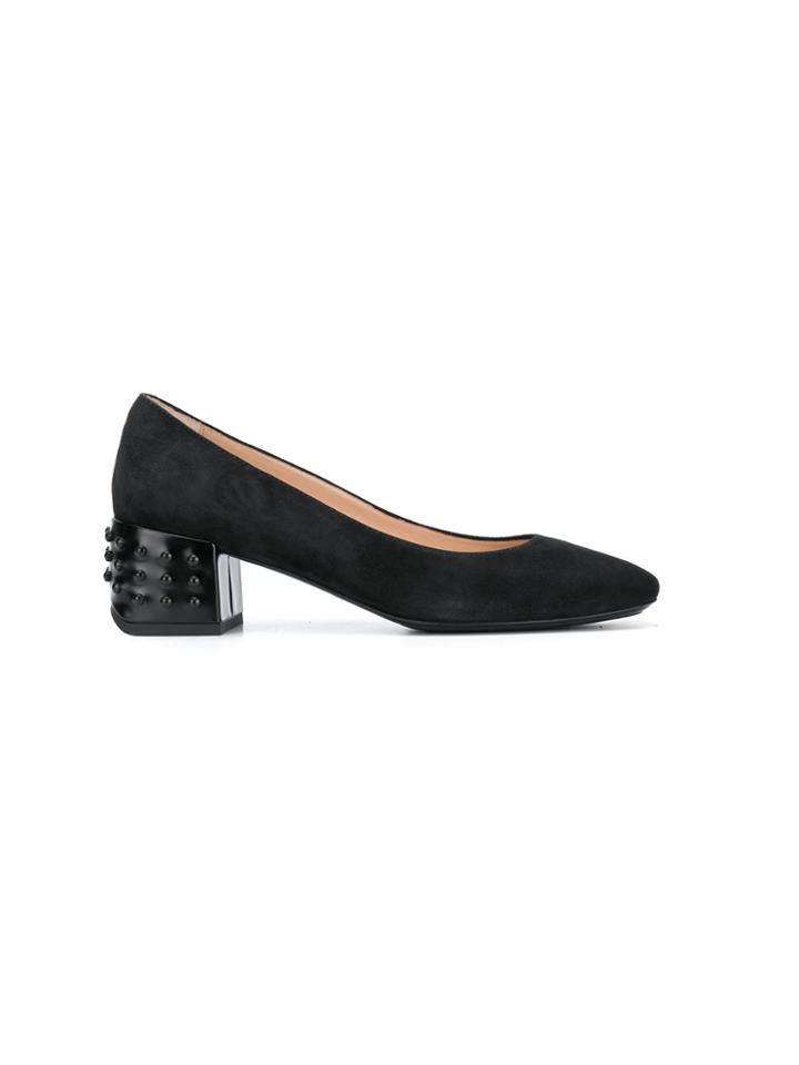 Tod's Stud Detail Block-heel Pumps - Black