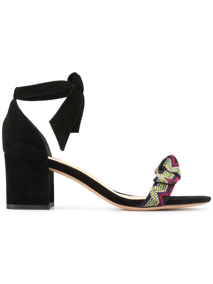 Alexandre Birman Printed Strap Sandals - Black