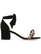 Alexandre Birman Printed Strap Sandals - Black