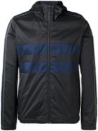Ps By Paul Smith Striped Detail Hooded Jacket, Men's, Size: Large, Black, Nylon/polyester