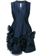 Roberts Wood Draped Mid-length Dress - Blue