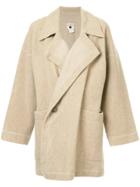Issey Miyake Vintage Flared-sleeve Oversized Jacket - Nude & Neutrals