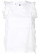 Comme Des Garçons Noir Kei Ninomiya Layered Tulle Blouse - White