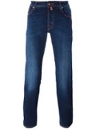 Jacob Cohen Slim Fit Jeans, Men's, Size: 34, Cotton/polyester/spandex/elastane