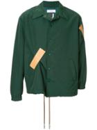Facetasm Asymmetric Logo Jacket - Green