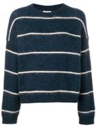 Acne Studios Rhira Striped Sweater - Blue