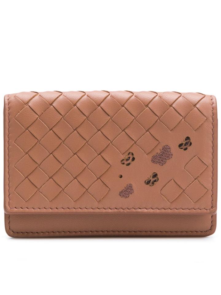 Bottega Veneta Intrecciato Card Holder - Brown