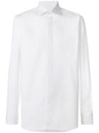 Lardini Concealed Placket Shirt - White