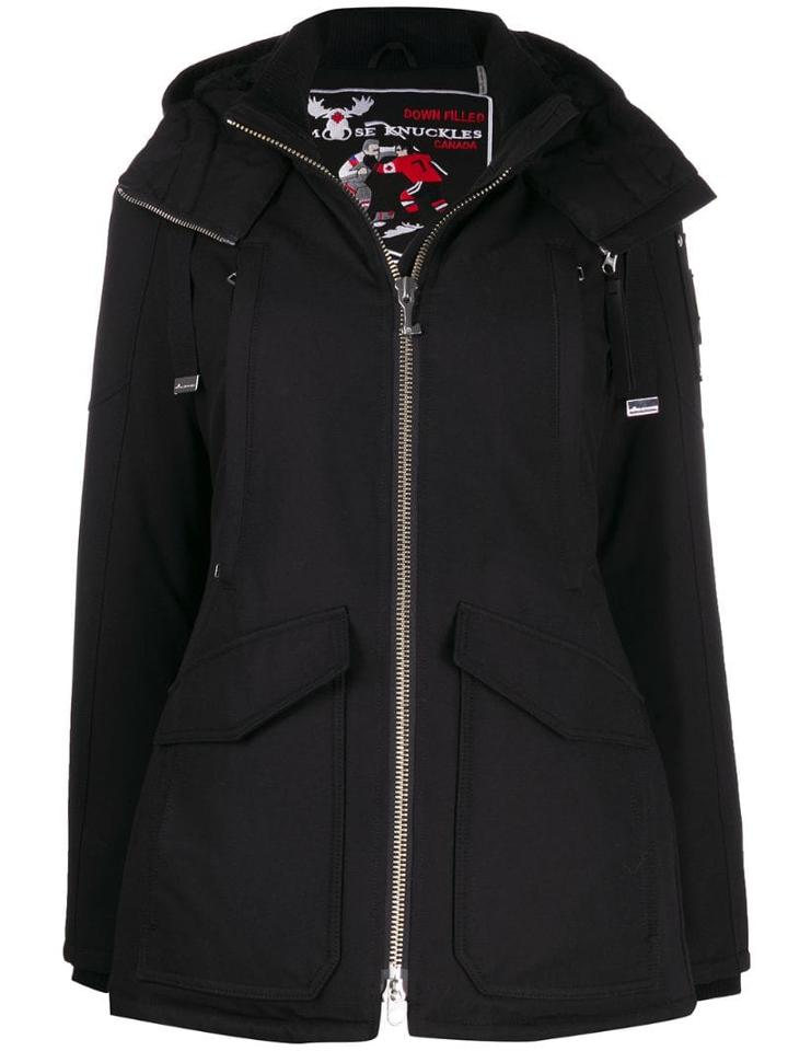 Moose Knuckles Plain Down Coat - Black
