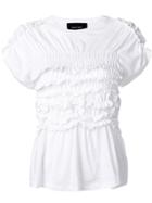 Simone Rocha Ruffled T-shirt - White