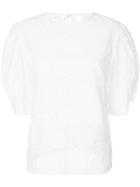 N Duo Anglaise Broderie Blouse - White