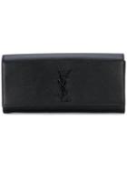 Saint Laurent Monogram Clutch Bag - Black