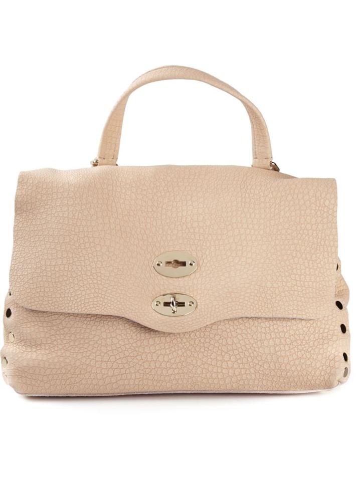 Zanellato Medium 'postina' Satchel, Women's, Nude/neutrals, Buffalo Leather/metal (other)
