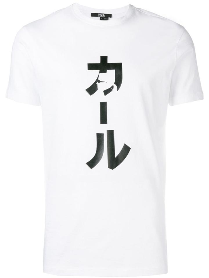 Karl Lagerfeld Karl Print T-shirt - White