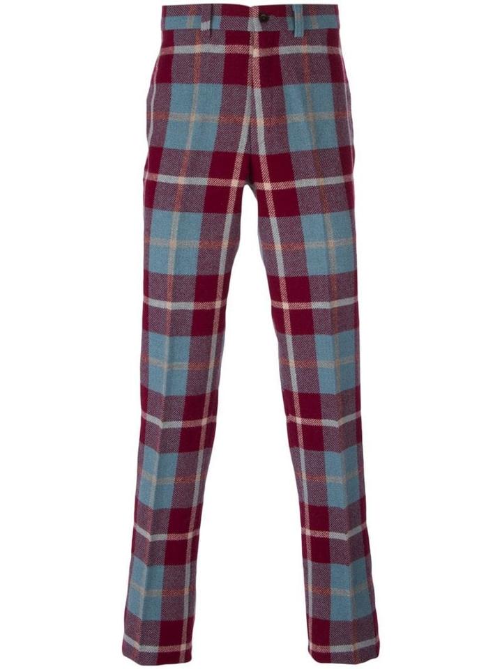Jean Paul Gaultier Pre-owned Straight Leg Tartan Trousers -