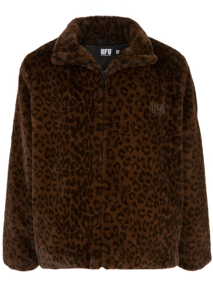 Used Future Leopard Pattern Jacket - Brown