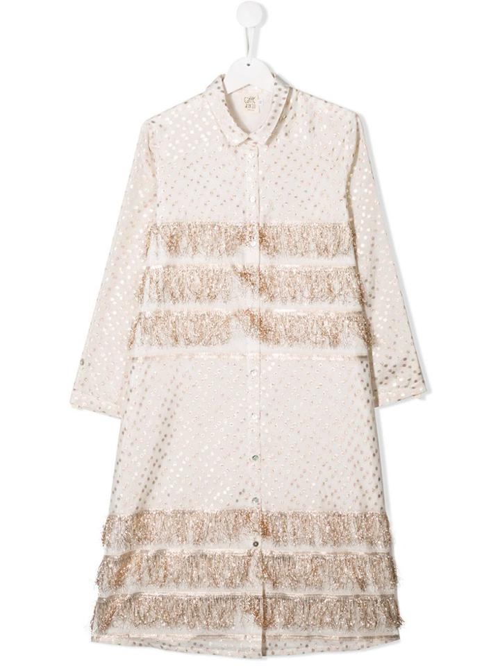 Caffe' D'orzo Teen Alice Shirt-dress - Neutrals