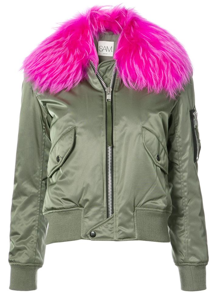 Sam. Carly Bomber Jacket - Green