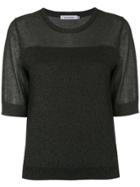 Guild Prime Short-sleeve Fitted Sweater - Black