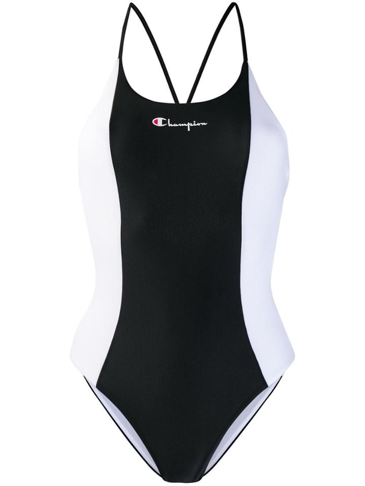 Champion Two-tone Swimsuit - Black