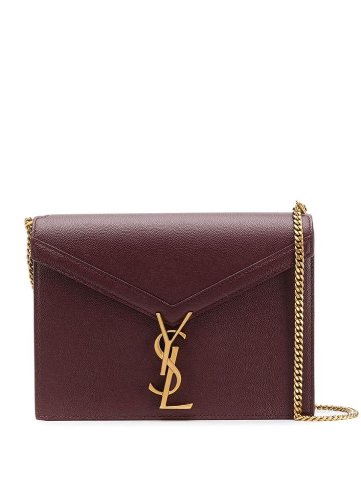 Saint Laurent Cassandra Crossbody Bag - Red