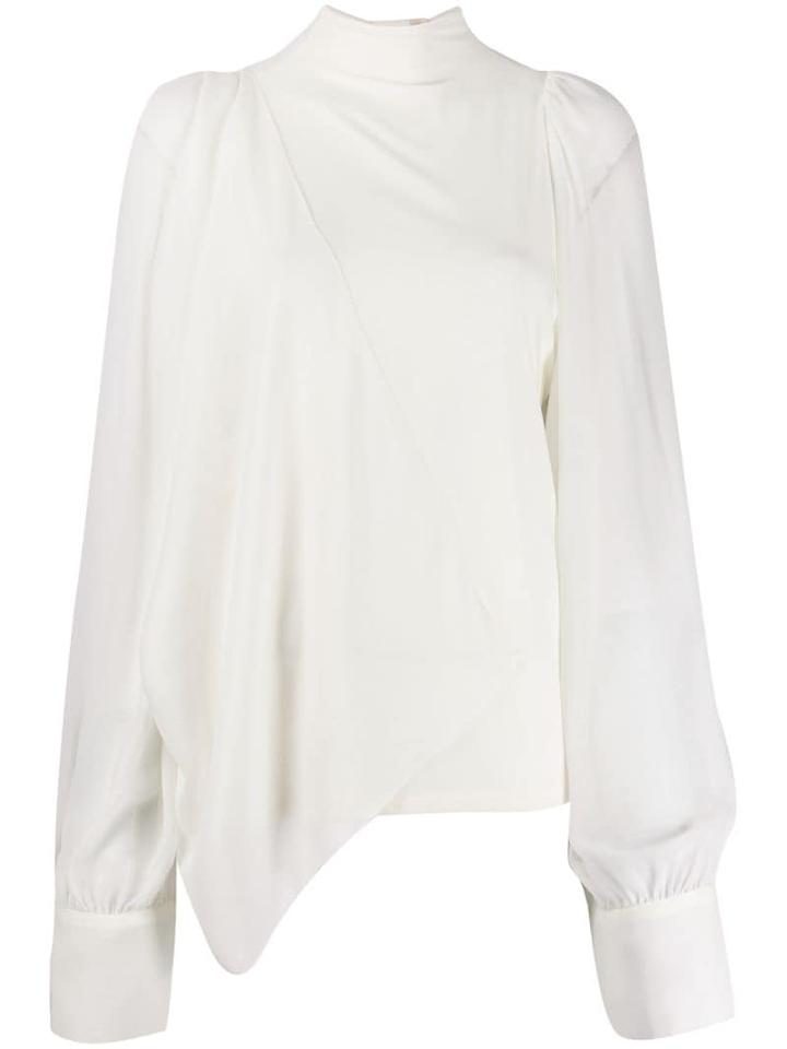 Vera Wang Loose Fit Blouse - White