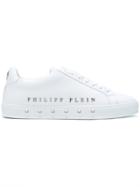 Philipp Plein Studded Sole Low-top Sneakers - White