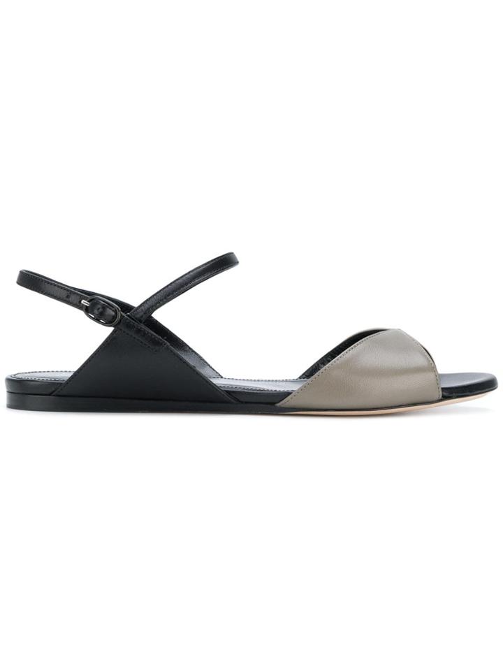 Nina Ricci Colour Block Sandals - Black