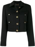 Versace Medusa Head Cropped Jacket - Black
