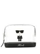Karl Lagerfeld Karlito Make-up Bag - White