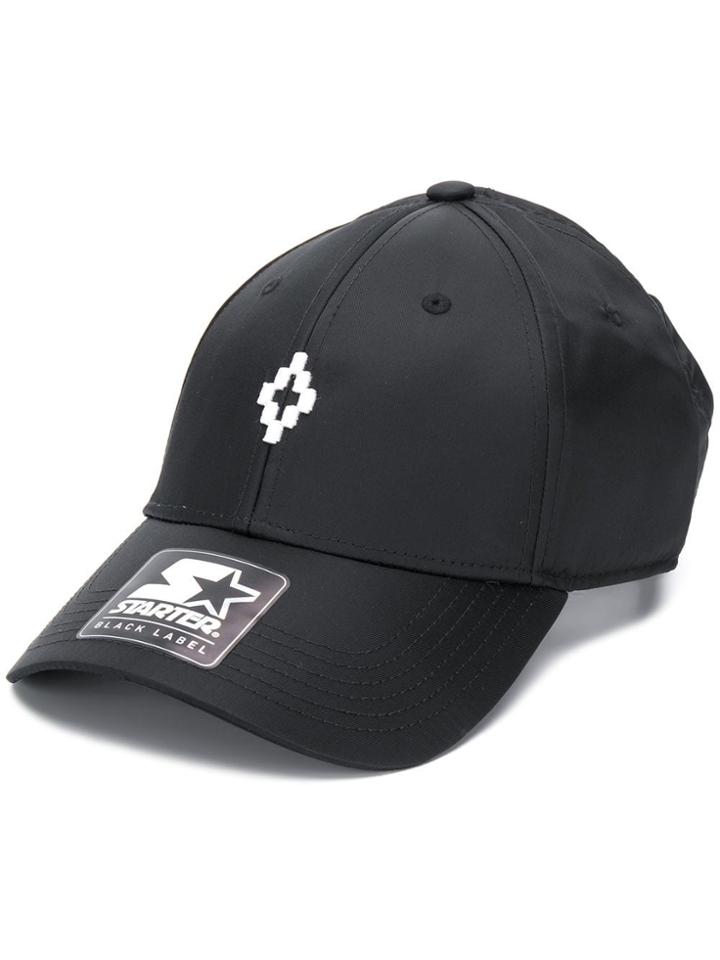 Marcelo Burlon County Of Milan Logo Patch Cap - Black