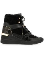 Michael Michael Kors Heeled Hi-top Sneakers - Black