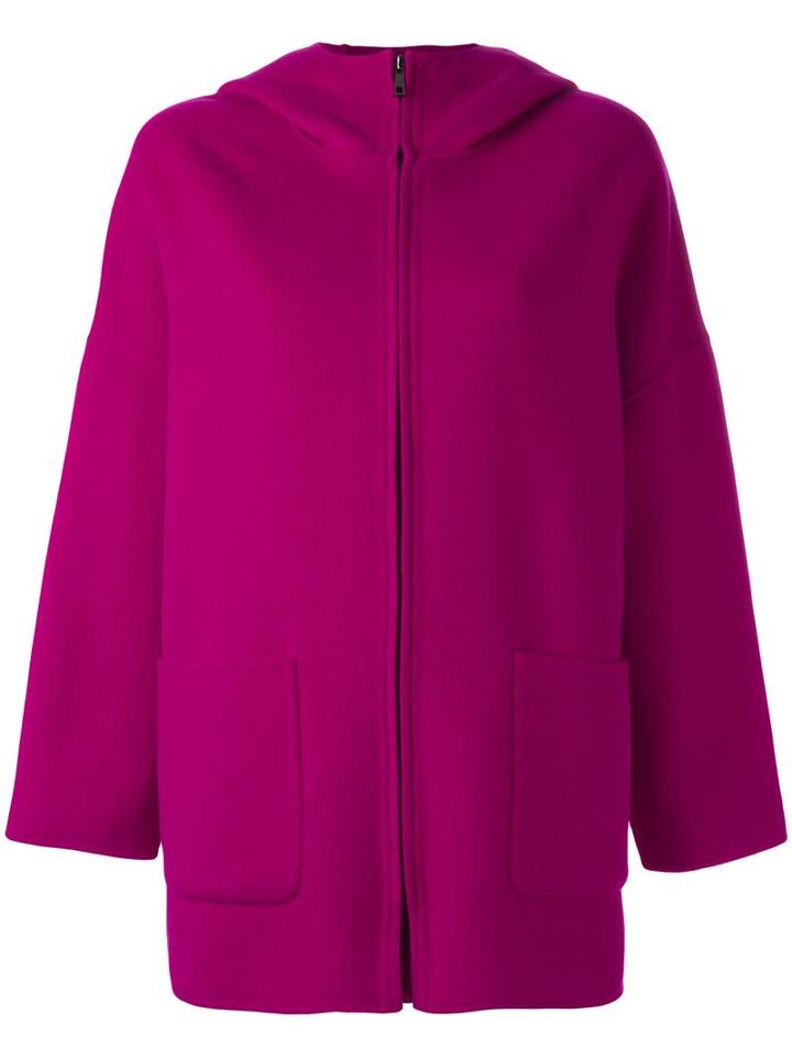 P.a.r.o.s.h. 'lovery' Coat, Women's, Pink/purple, Wool