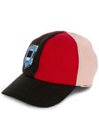 Marni Colour Block Cap - Red