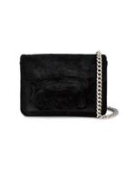 Miu Miu Mini Black Velvet Braided Box Bag