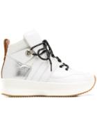 See By Chloé Platform Lace-up Sneakers - White