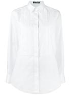 Dolce & Gabbana Lace Bib Shirt - White