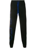 Kenzo Ribbed Knit Logo Track Trousers - Black