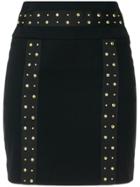 Pierre Balmain Studded Mini Skirt - Black