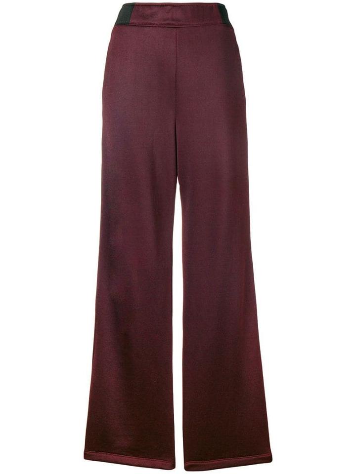 T By Alexander Wang Side Button Stripe Trousers - Pink