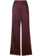 T By Alexander Wang Side Button Stripe Trousers - Pink