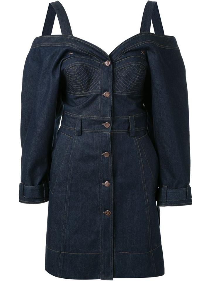 Anne Sofie Madsen 'flower Boy' Dress, Size: Small, Blue, Cotton